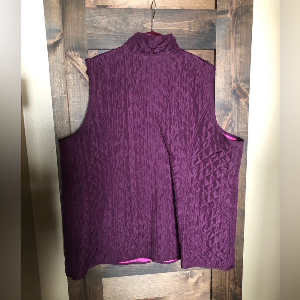 Reversible woven quilted vest by Kim Gravel - Picture 4 of 4